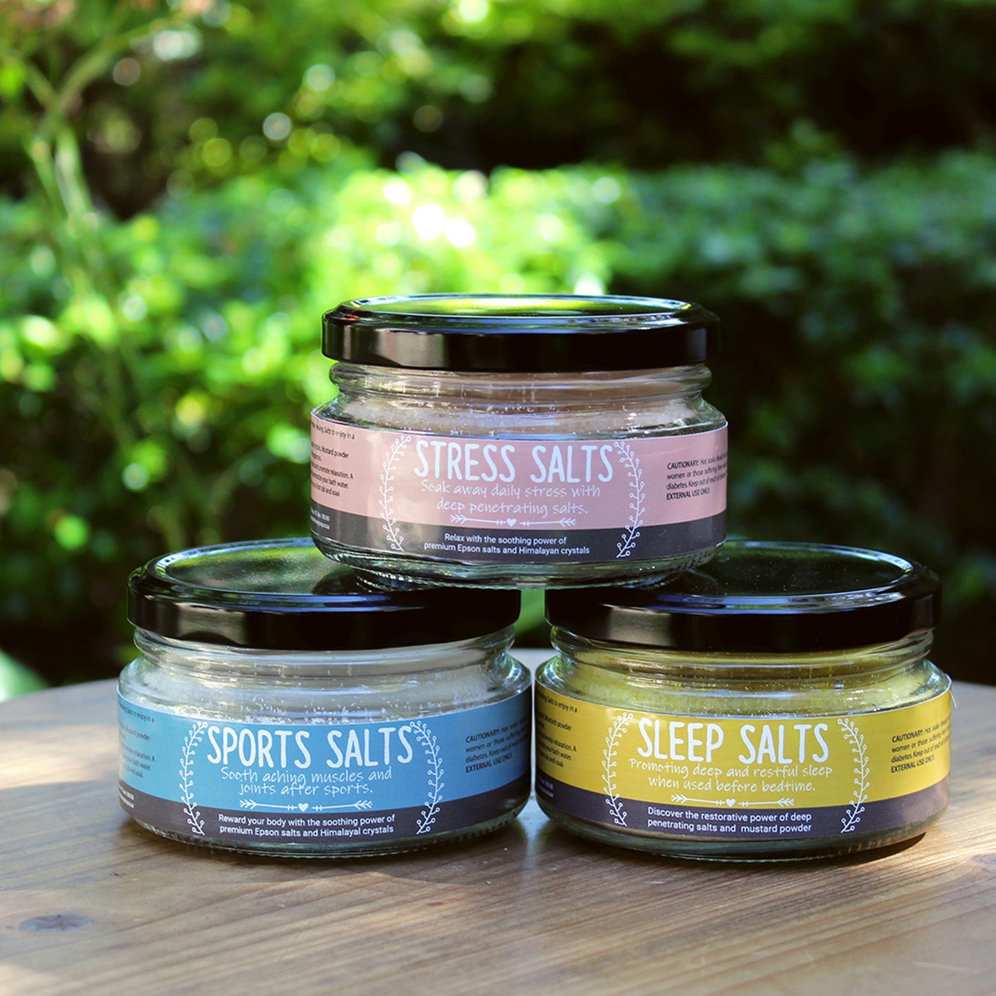 Three Tubs Healing Salts Gift Box